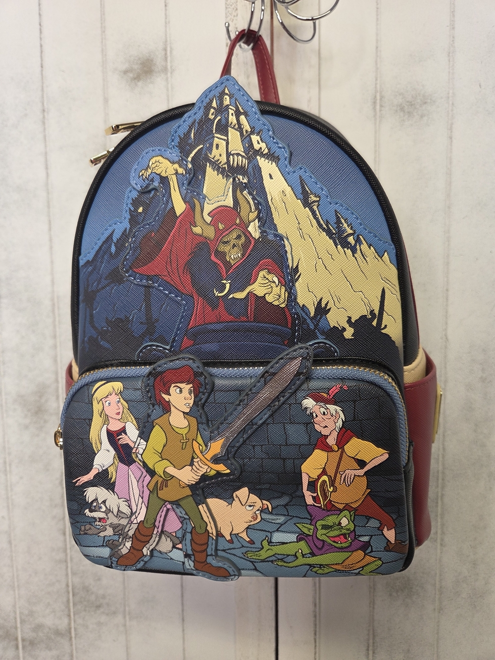 NWT Disney Loungefly The Black CAULDRON Group Portrait